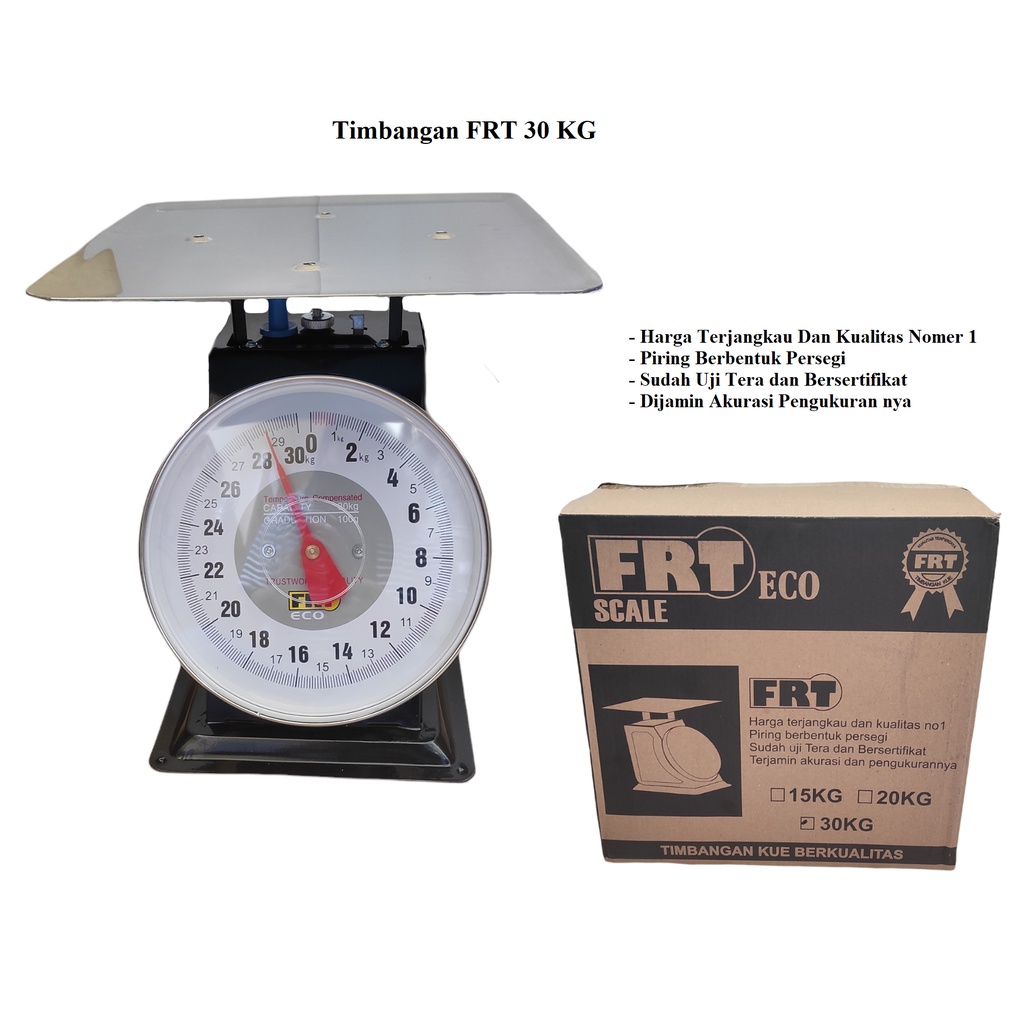 FRT Timbangan Duduk Jarum Manual 30 Kg / Timbangan Serbaguna 30 Kg