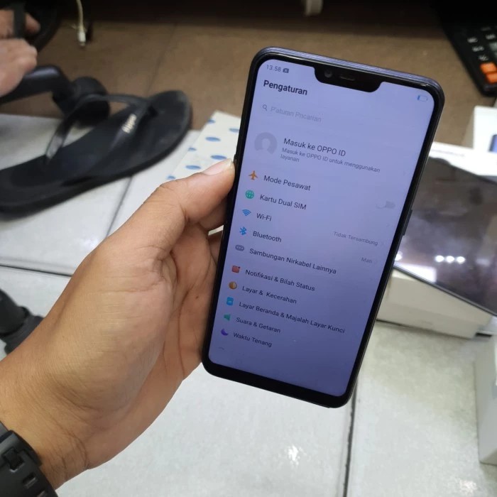 Hp Oppo A3s 2/16GB batang udah gantian LCD