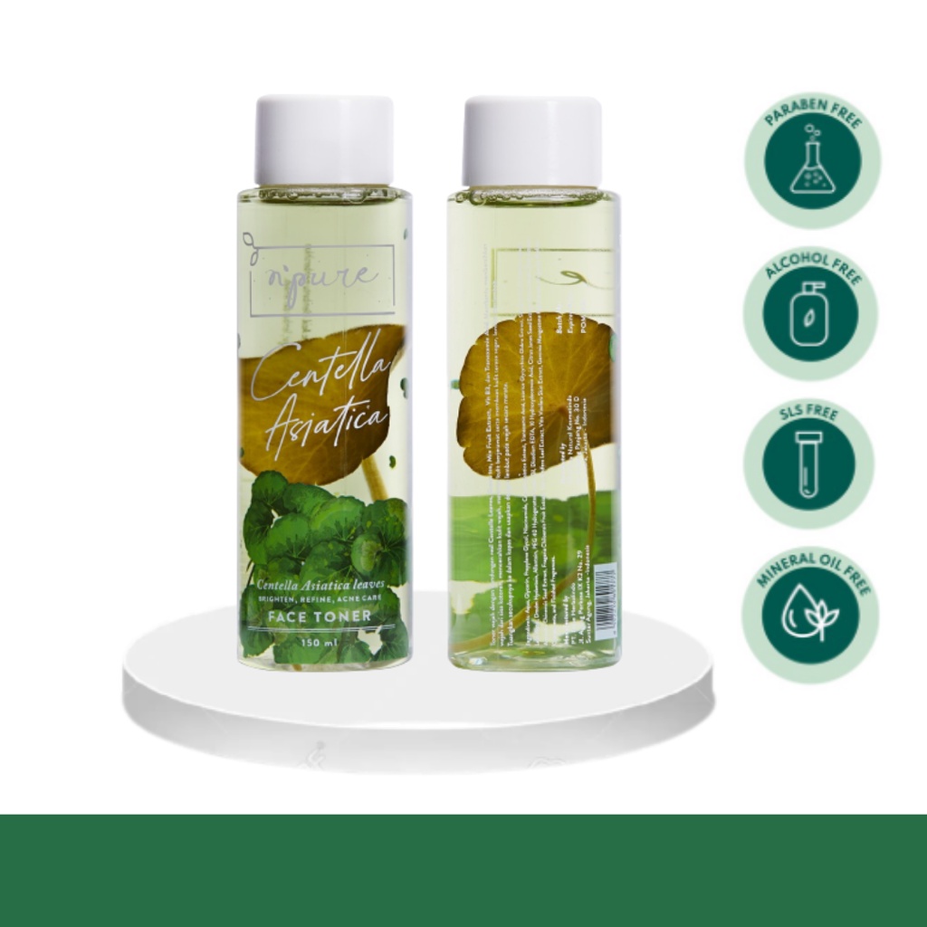 NPURE Face Toner Centella Asiatica (Cica Series) All Skin Type Toner Wajah