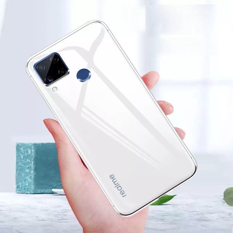 SOFTCASE TPU BENING REALME C55 C33 C30 C31 C35 C11 2021 C21Y C25Y C25 C25S C21 C20 C17 C15 C12 C11 C3 C2 C1 CLEAR CASE JELLY SILICON TRANSPARAN