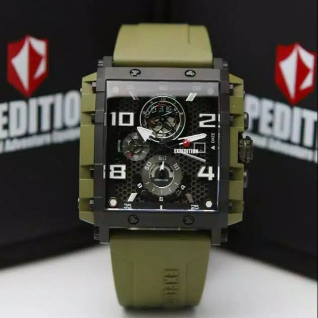 Jam Tangan Expedition E6757 MC Blk / Army Original