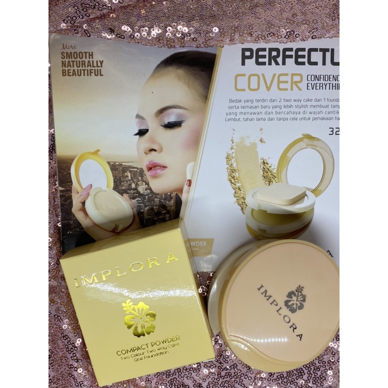 ✿ELYSABETHME✿  I♥M♥P♥L♥O♥R♥A Implora cosmetic sueluttu bedak 3in1 tiga susun powder basah kering cover jerawat