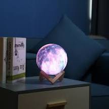 Moon Lamp 15 CM 16 Color / Lampu Bulan 15 CM 16 Warna