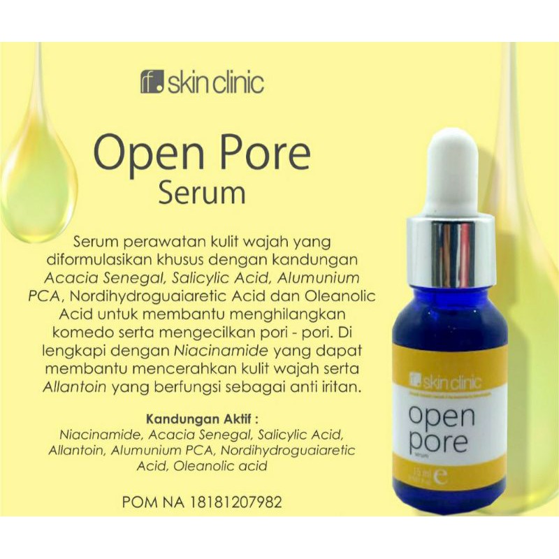 SKIN CLINIC  OPEN PORE SERUM