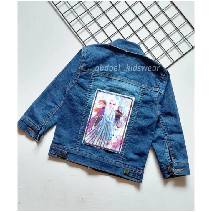 JAKET JEANS LED (NYALA) JAKET JEANS ANAK