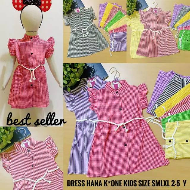 Dress anak perempuan..dress hana