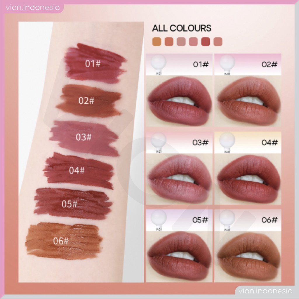 SHE LOVES Lollipop Lipglaze Lipstick Moist Mist Velvet Matte Original Sheloves SL023