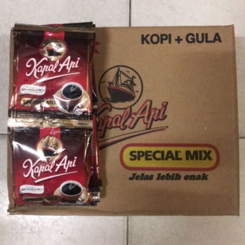 

kapal api secial mix isi (12 Rtng×10 Bksx24 grm)