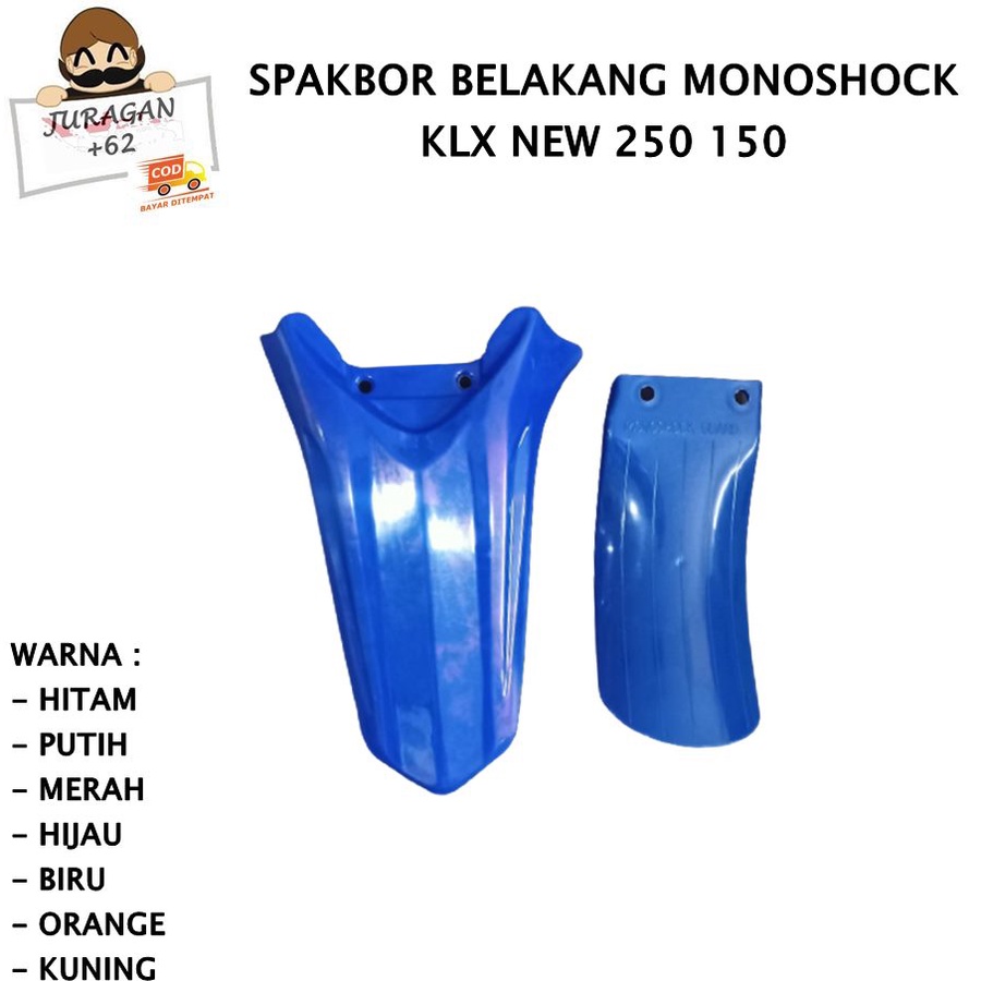 SPAKBOR SET KLX NEW 150 250 DTRACKER BELAKANG COVER LUMPUR MONOSHOCK D TRACKER