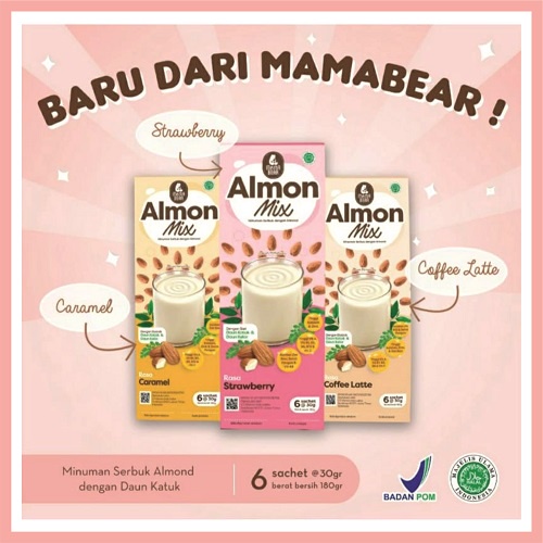 MAMA BEAR ALMON MIX ADVANCE FORMULA / SUSU ALMON FORMULA BARU / SUSU PELANCAR ASI