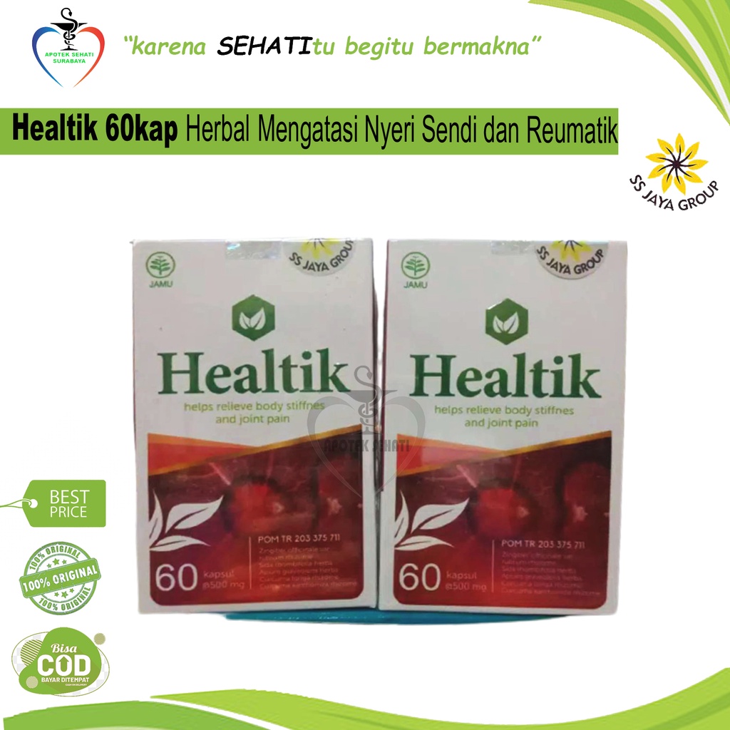 Healtik Obat Herbal Nyeri Sendi Reumatik dan Asam Urat