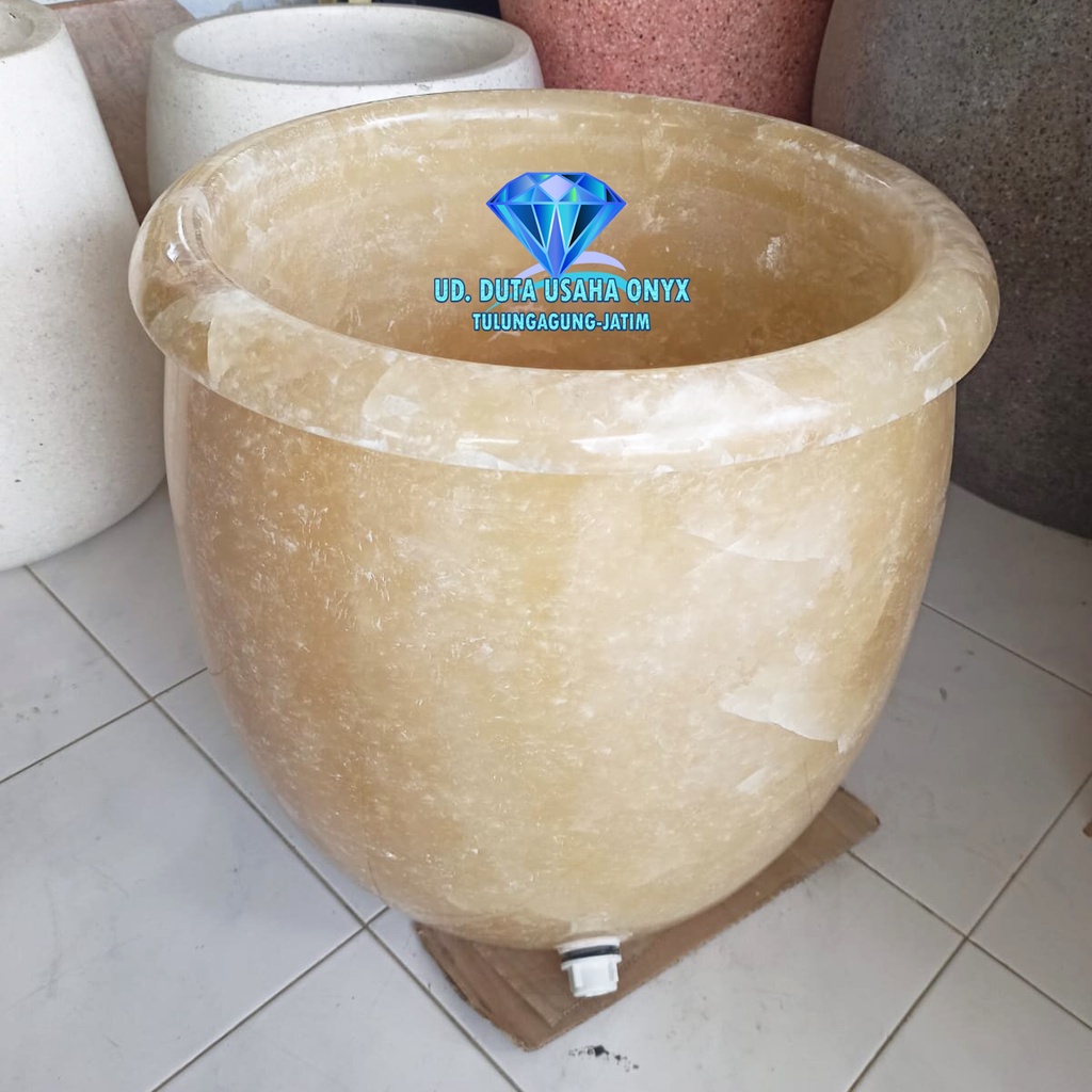Gentong tempat air | bak mandi alami | perlengkapan kamar mandi