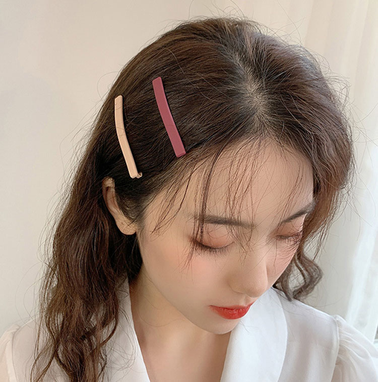 10 pcs set noda noda lucu korea geometris klip samping bb poni jepit rambut jepit rambut kata tunggal hiasan kepala AT