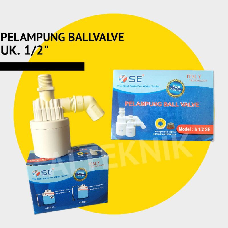Valve Pelampung Water Level Control Untuk Tandon Atau Bak Kran Otomatis Pengisian Air SE 1/2" - 3/4"