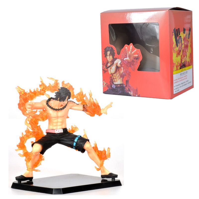 Figure Anime One Piece Portgas D Ace Battle Ver Miniatur Pajangan