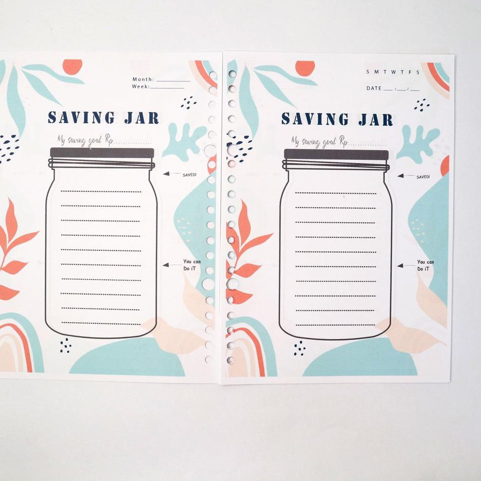 

HITZ 2020 Loose leaf Saving Jar/ Catatan Tabungan/ Celengan/ Catatan Keuangan by 365planner.id