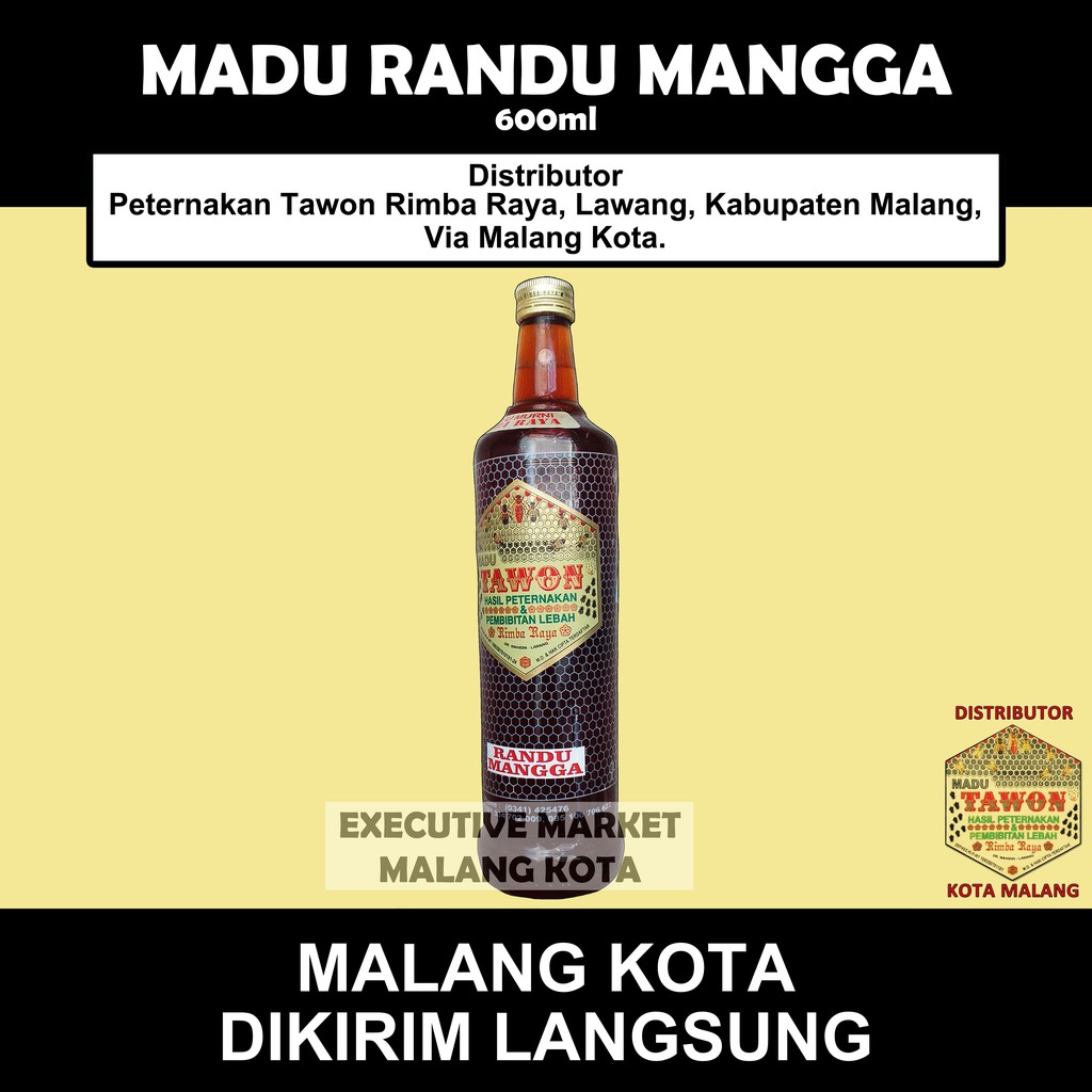 Madu Randu Mangga Madu Rimba Raya - Botol Kaca 600ml
