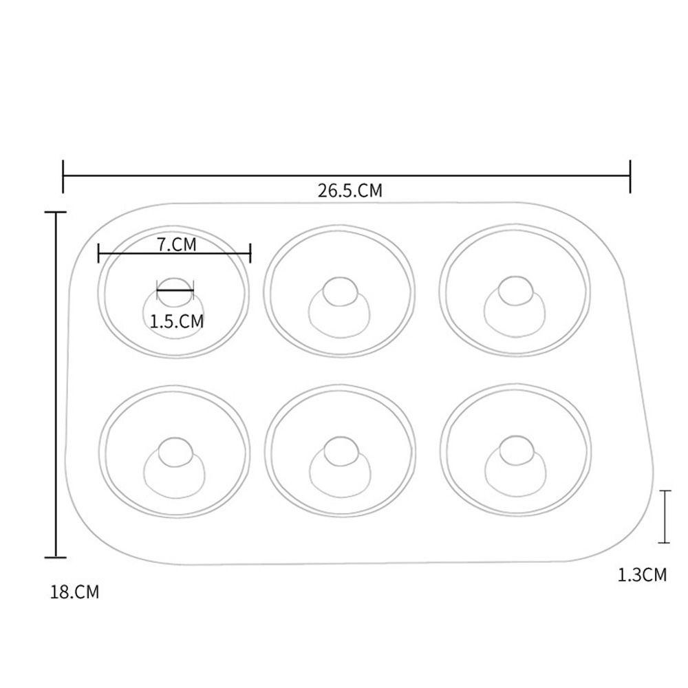 [Elegan] Cetakan Donat Muffin DIY Biskuit Kue Cetakan Coklat Baking Tray