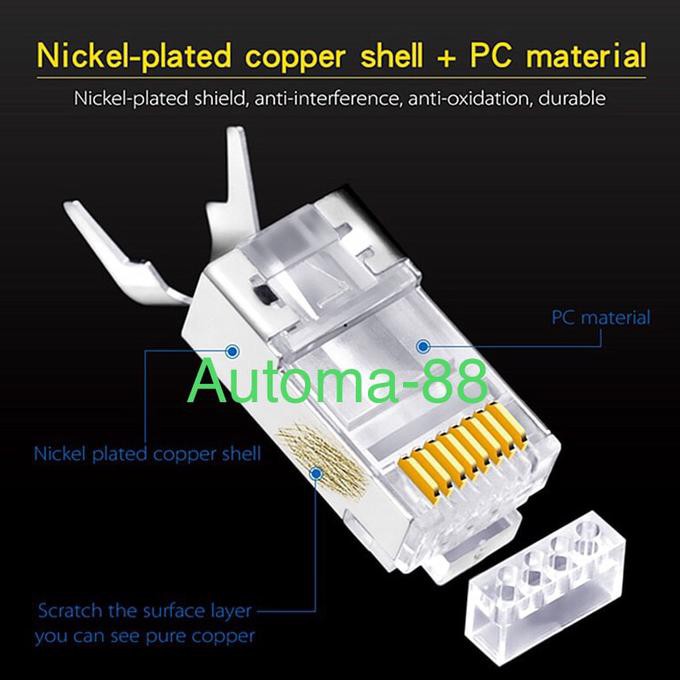 Connector Rj45 Cat7 23Awg Belden 1885Enh Automa88 Kualitas Baik