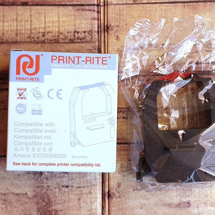 

Pita Mesin Absen Amano EX5000/6000 - Catridge Printer Print Rite Black/Red