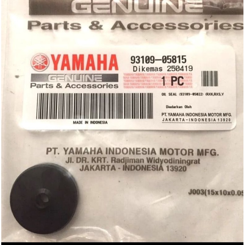 SEAL SIL STUD STUT RX KING RXK RX K ASLI ORI YAMAHA 93109 05815