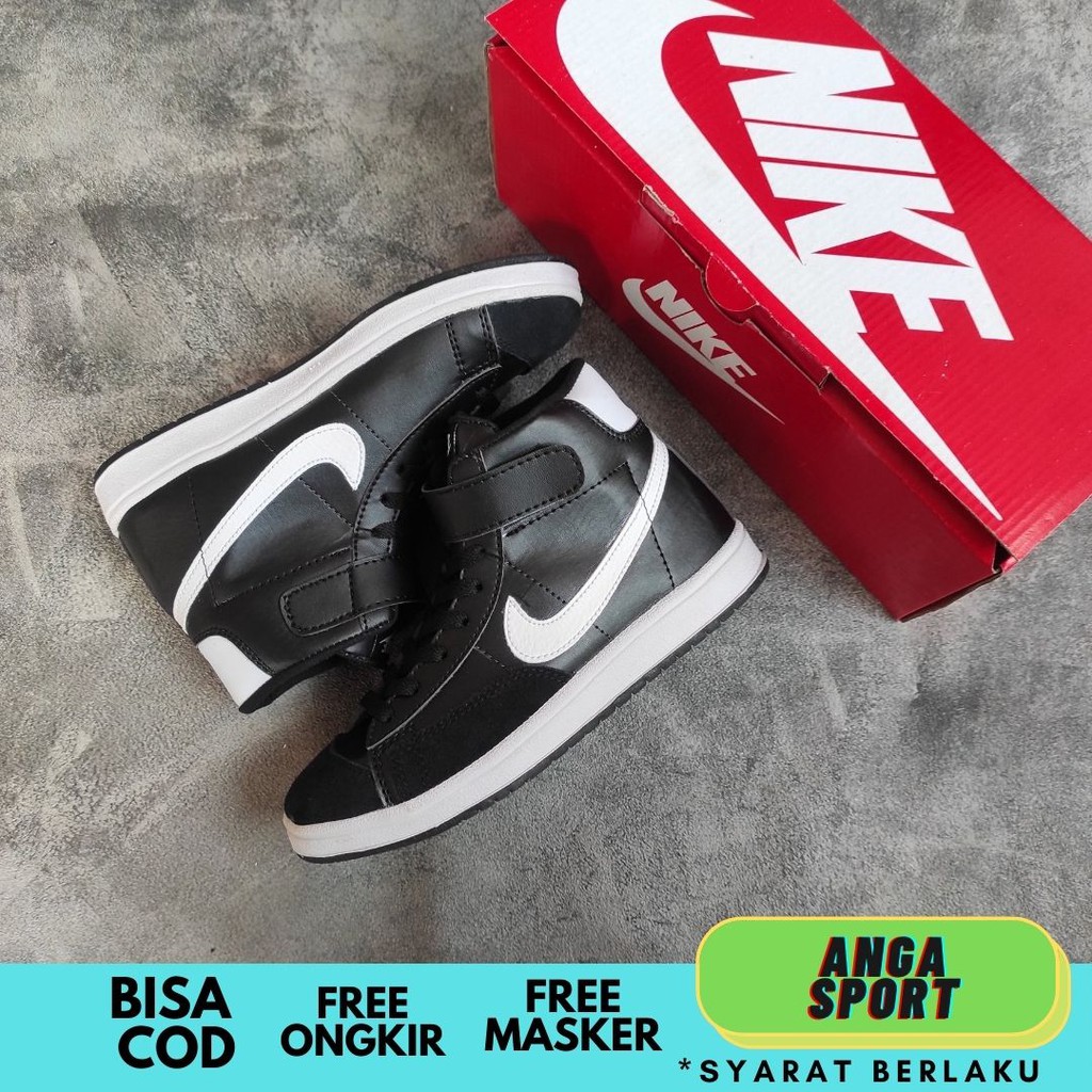 SEPATU ANAK NIKE BLAZER 77 LAKI LAKI PEREMPUAN USIA 1 2 3 4 5 6 7 TAHUN IMPORT / SEPATU ANAK CEWEK COWOK SNEAKERS SEKOLAH TK/SD KEREN