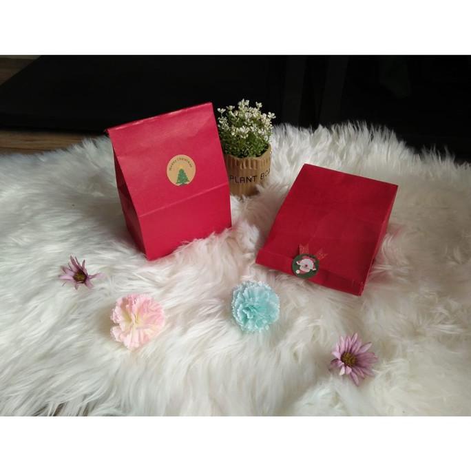

kantong merah paper craft Bingkisan HADIAH Christmas Natal Kado