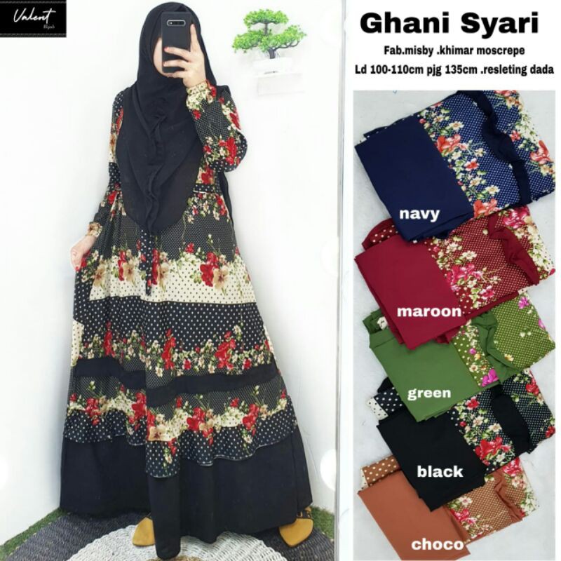 Gamis Ghani Syari By Valent