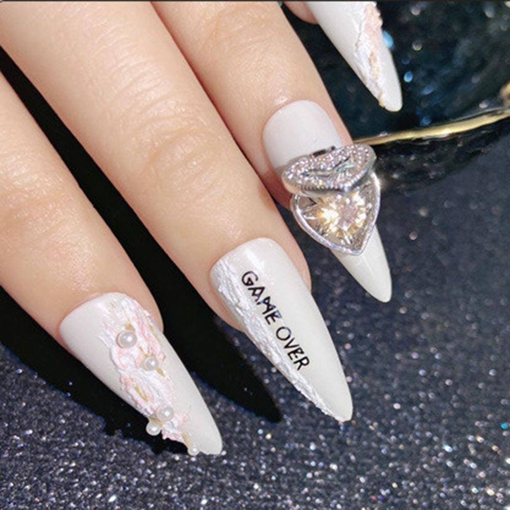 Agustina Magic Box Aksesoris Kuku Moonlight Halus Kotak Harta Karun Zirkon DIY Nail Art