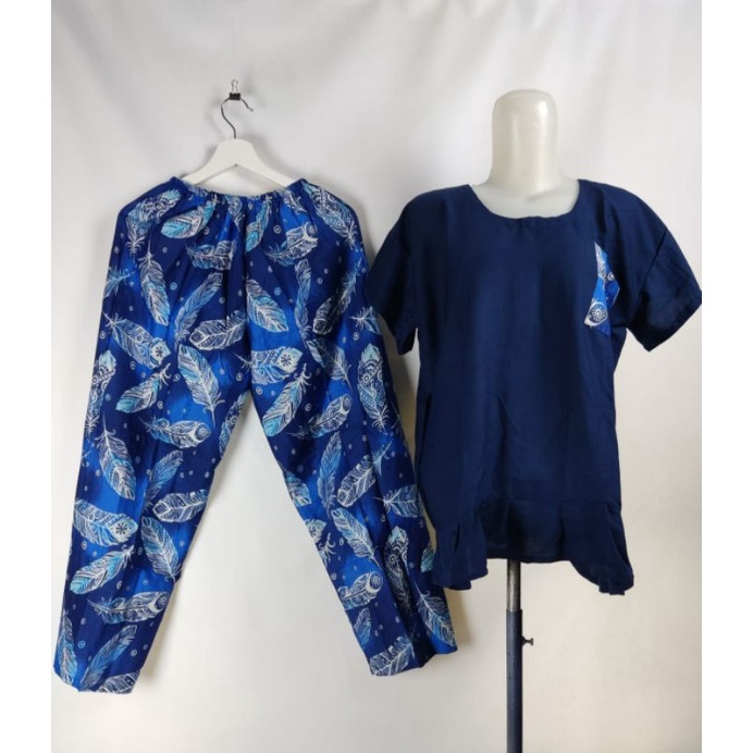 SETCEL JUMBO REMPEL XXL/SETELAN CELANA PANJANG XXL/SET BABBYDOLL XXL/PIYAMA XXL/BAJU TIDUR-G31