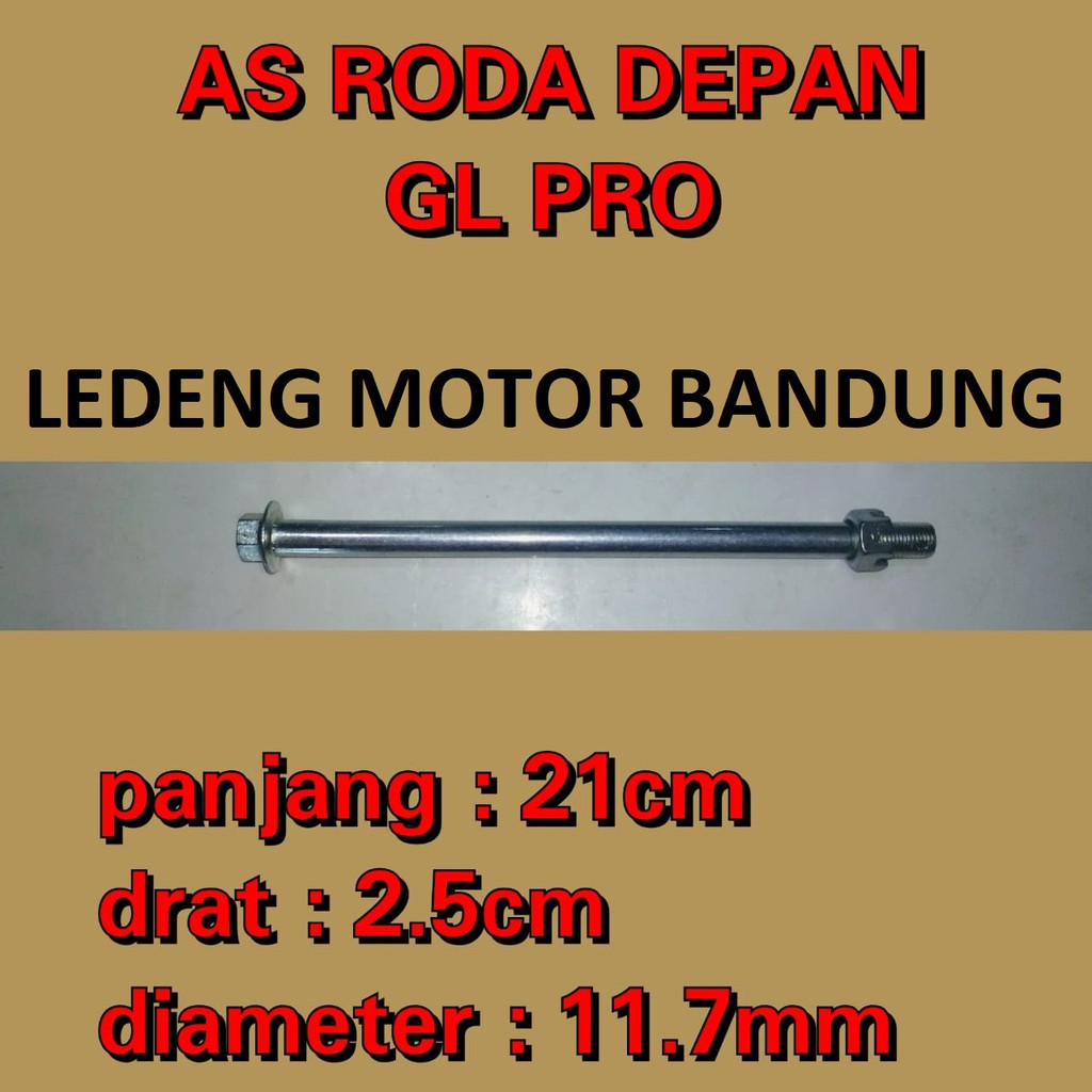 As Roda Depan GL Pro Honda Lokal