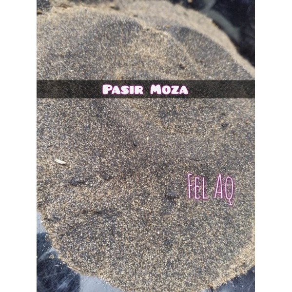 Pasir Moza 1kg Sand Aquascape Halus Hitam