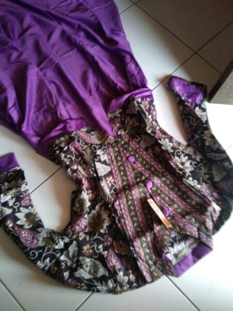 Maura Couple - Sania Ruffle Batik Couple Ori Ndoro Jowi Garansi Termurah Shopee - Kebaya Modern 2564