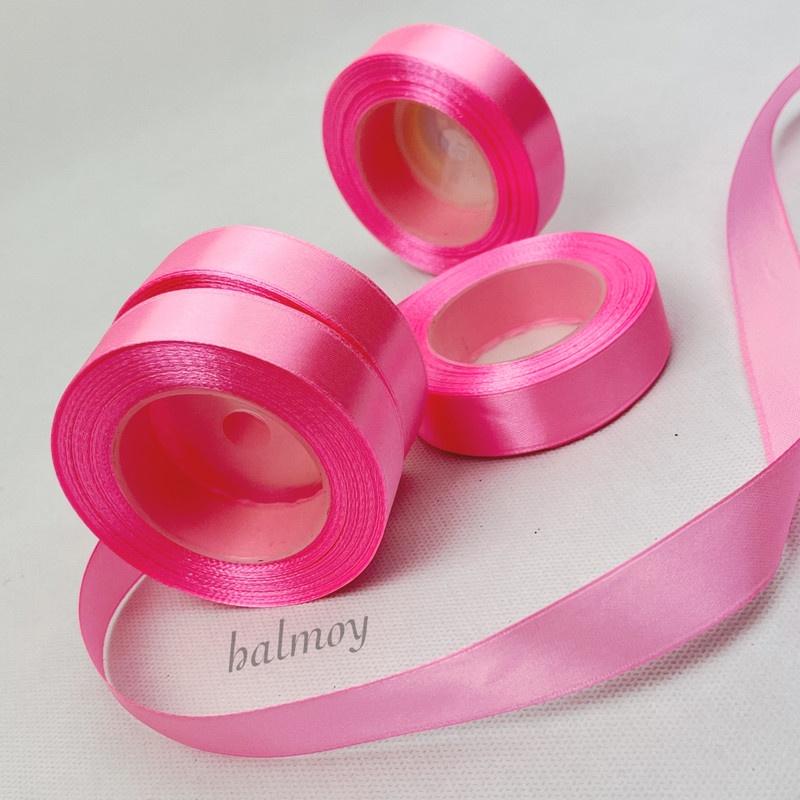 

PITA SATIN KAIN 3/4 INCI / 2 CM WARNA PINK TUA #005