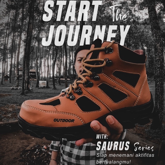 Sepatu Safety Pria GSB-56 Original Saurus Sepatu Outdoor Sepatu Hiking Sepatu Casual Boot