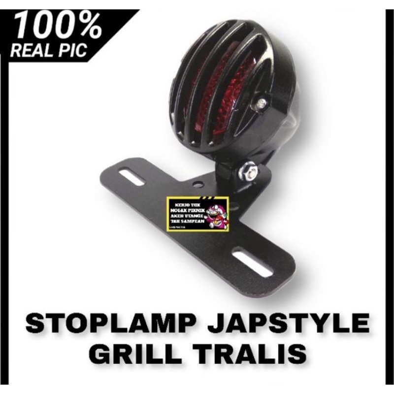 Stoplamp Japstyle Lampu Stop Grill Tralis Model Classic