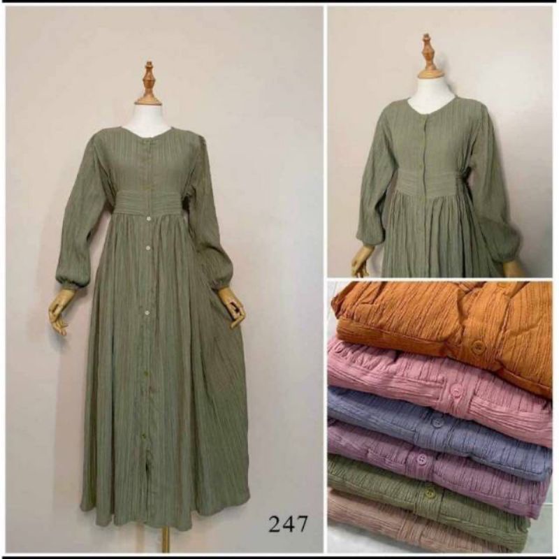 Jadore Lesti Dress Serat Kayu