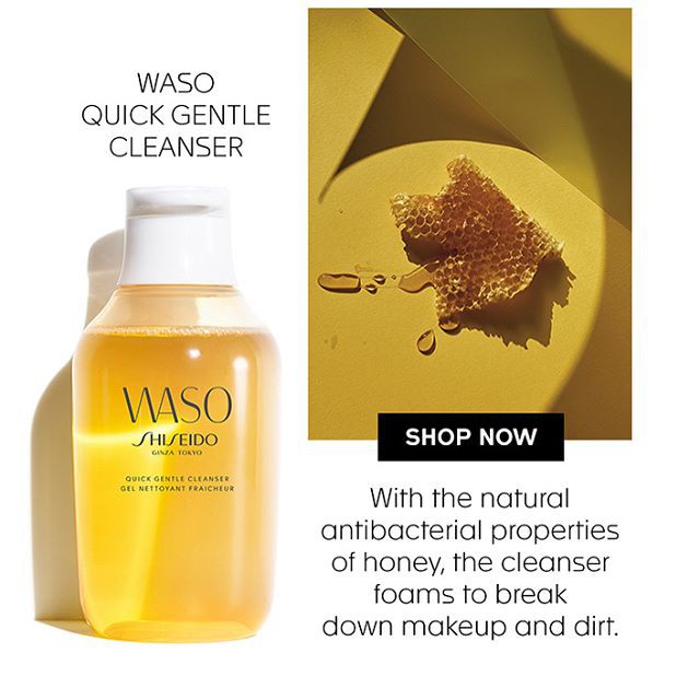 waso shiseido quick gentle cleanser