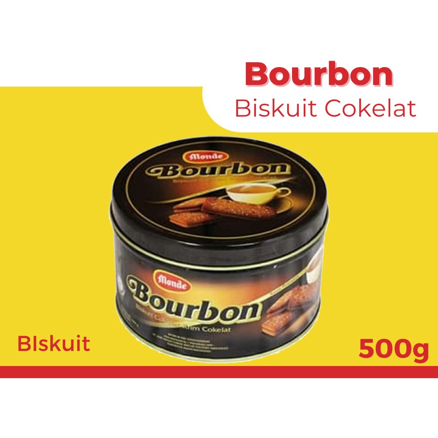 

Monde Bourbon biskuit kaleng 500g 500 gram