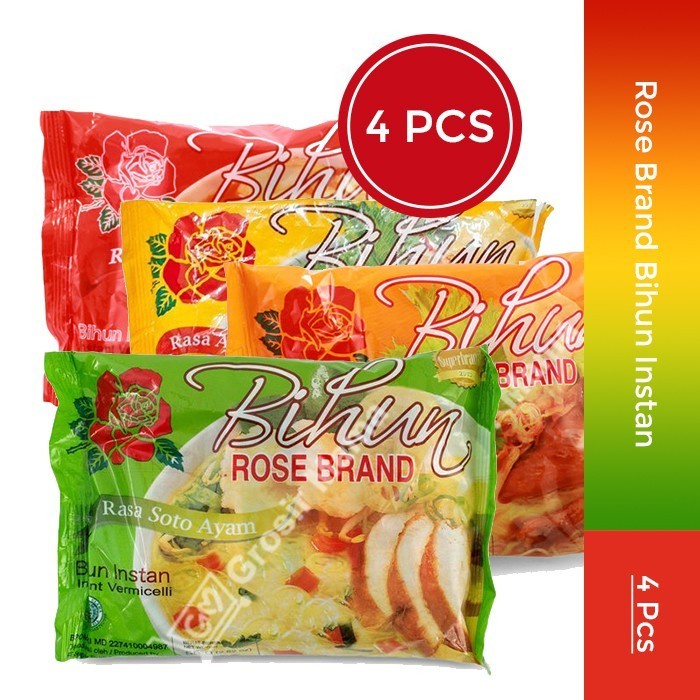 

soun-bihun- rose brand bihun instan 55g 4 pcs -bihun-soun.