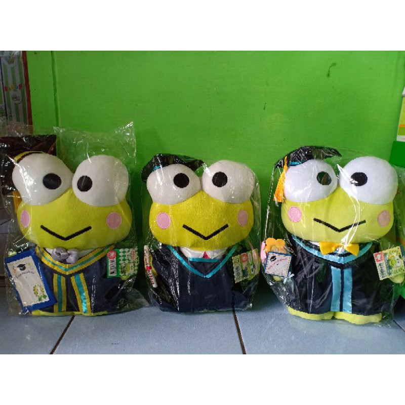 Boneka wisuda keroppi sanrio , original sanrio NEW