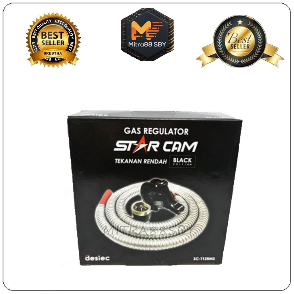 Mitra88sby regulator plus selang elpiji gas starcam 23mss