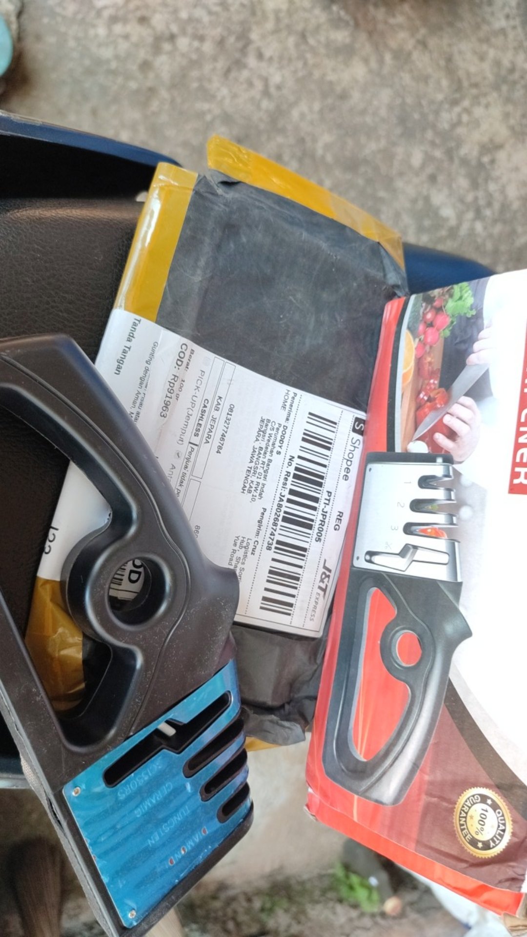 Pengasah Pisau - Pengasah Pisau Dan Gunting Dapur 4-tahap Untuk Mengembalikan Pisau Atau Pisau Gunting Dengan Aman, Mudah Digunakan Untuk Semua Pisau Rumah Tangga Berukuran