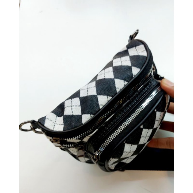 WAISTBAG TRENDI / TAS PINGGANG WANITA UKURAN KECIL MOTIF TRD