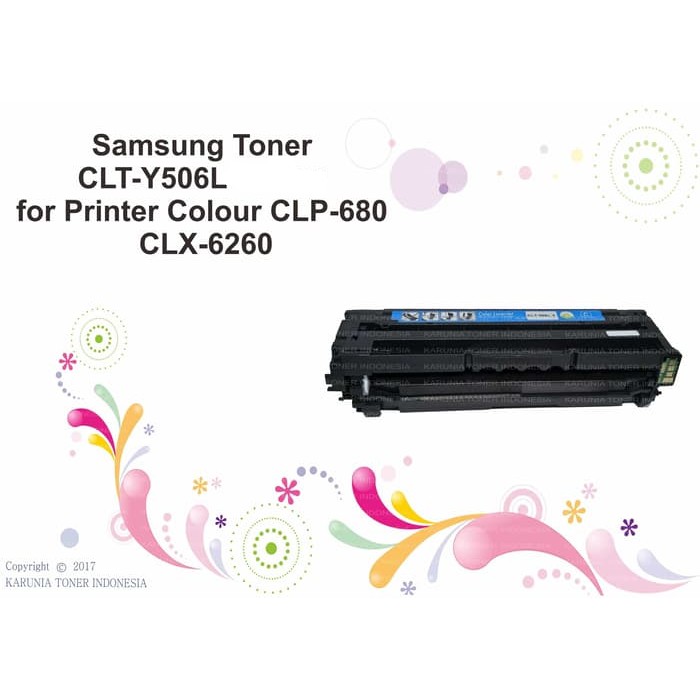 Toner Cartridge Samsung CLT 506 CLT506 CLT-506 CLP680 CLP-680 CLP 680  COLOR