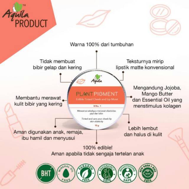 PLANT PIGMENT TINTEDMOIST CHEEK&LIP AQUILA