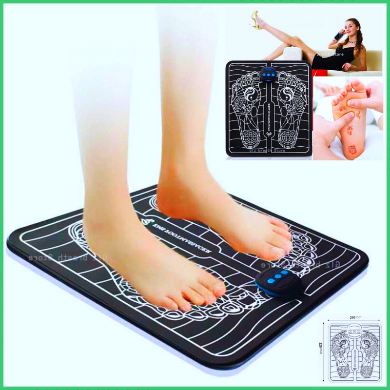 Alat Refleksi Pijat Terapi Kaki Elektrik Listrik USB Rechargeable Pemijat Akupuntur Kesehatan Pria W