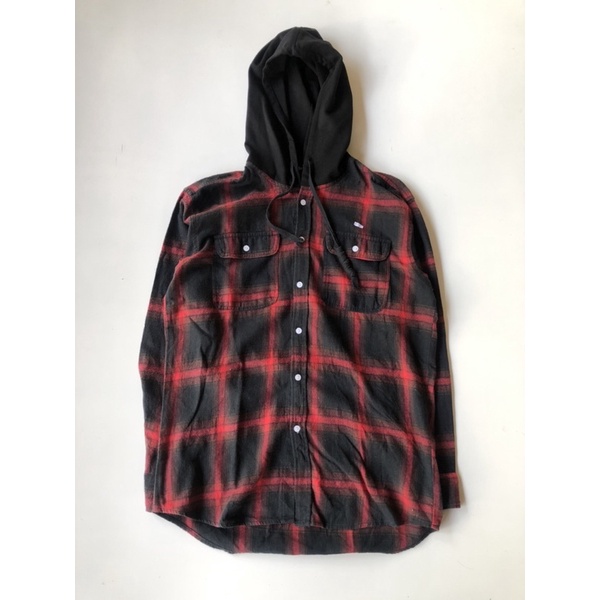 flannel hoodie veterano