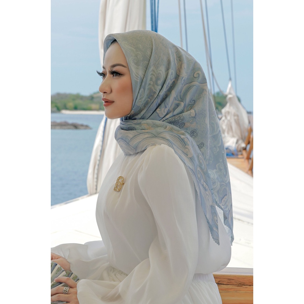 The Wave Voal Square - Lagoon