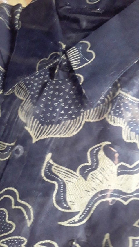 Sedjiwo Dongker Kemeja Batik Pria Full Furing Bahan Katun Halus Primisima